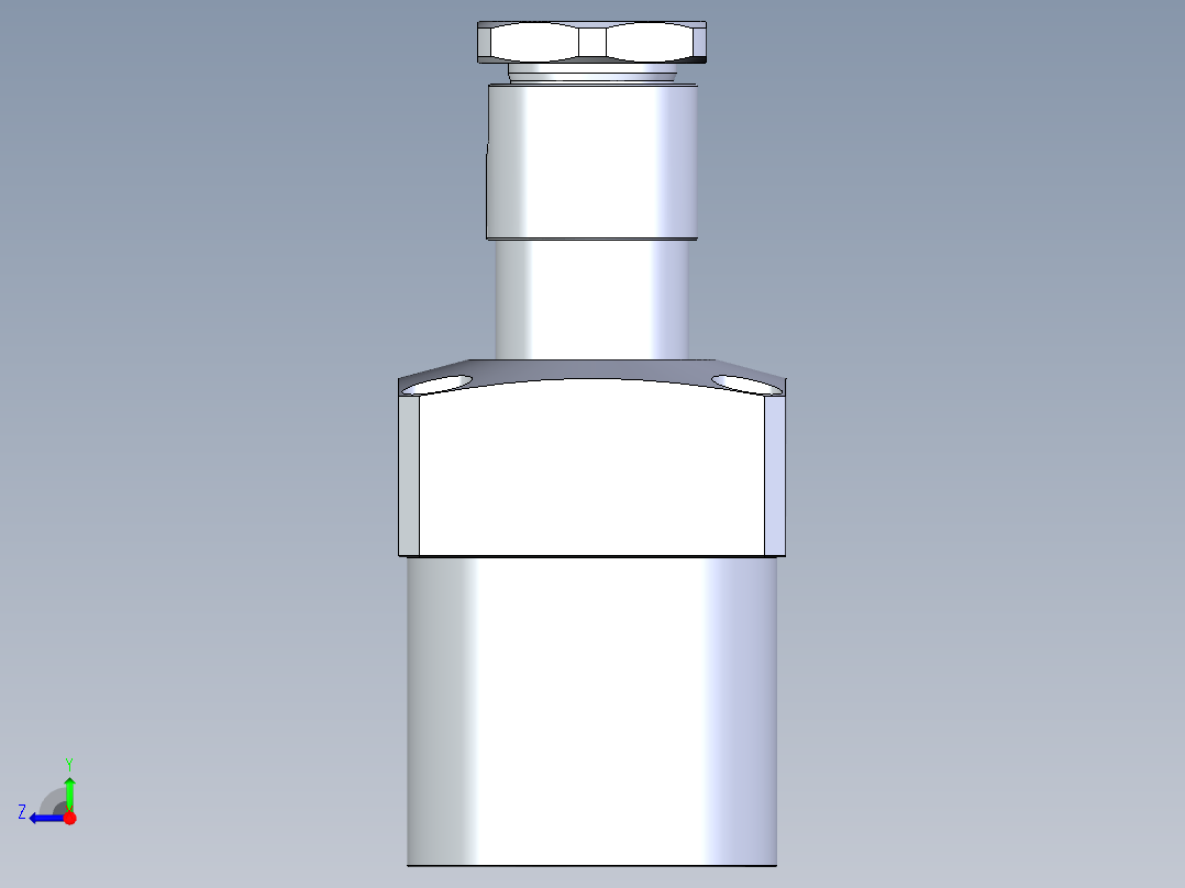 KOSMEKLHA1050-GR多系列多零件图纸模型右视图