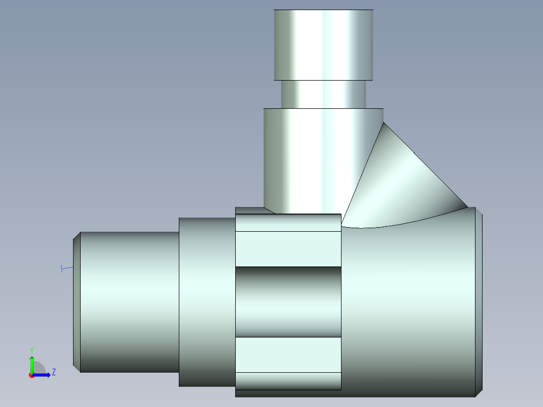 燃油喷嘴喷油器左视图
