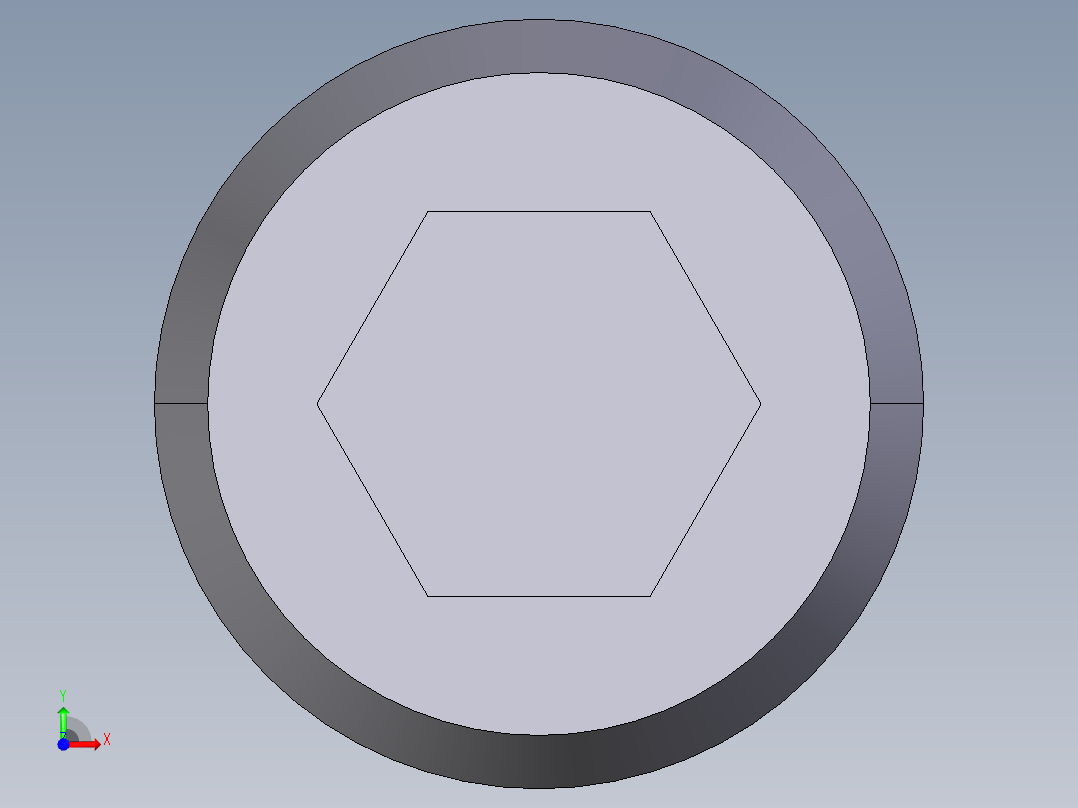 定位柱(重荷重)(不銹鋼)(英吋) 2B03-3D多系列多零件图纸模型前视图