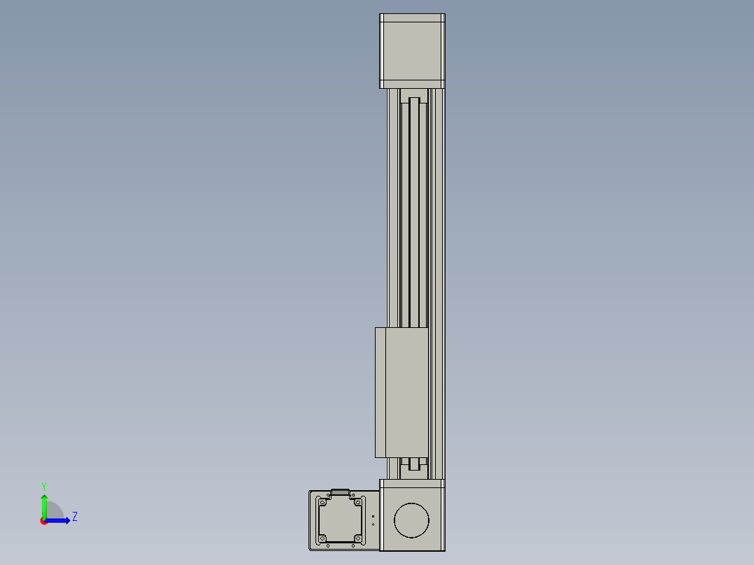 欧规系列-GB8-L96-S300-BRU-P40-MS3左视图