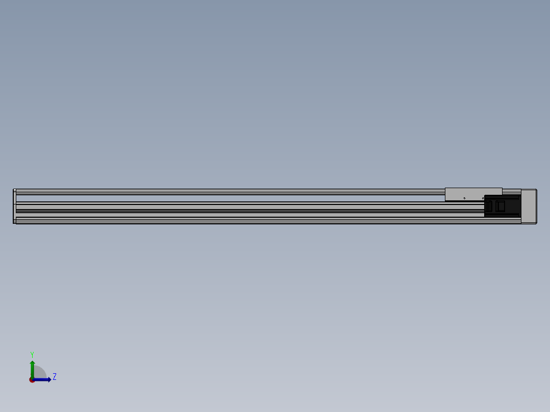 精密模组MY170-T10-1100L-BR-P75B-C4-C左视图