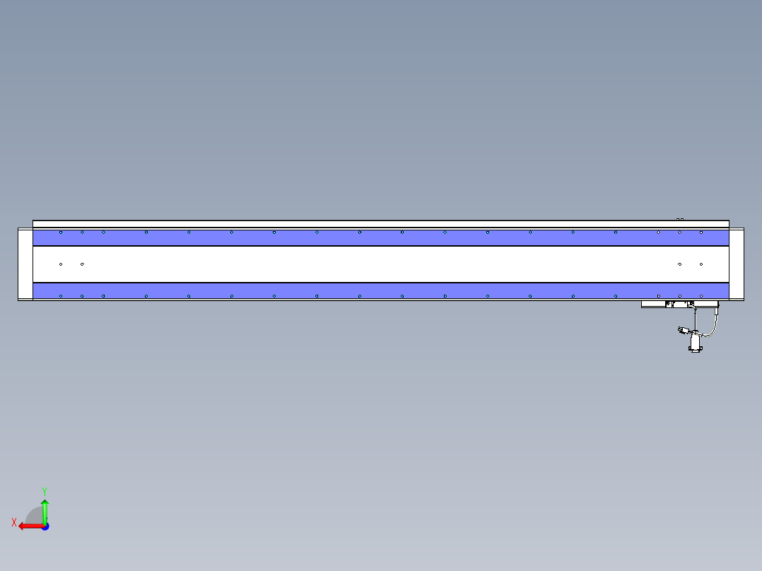 威洛博VL系列3d模型模组VL17E2Y-S1400后视图