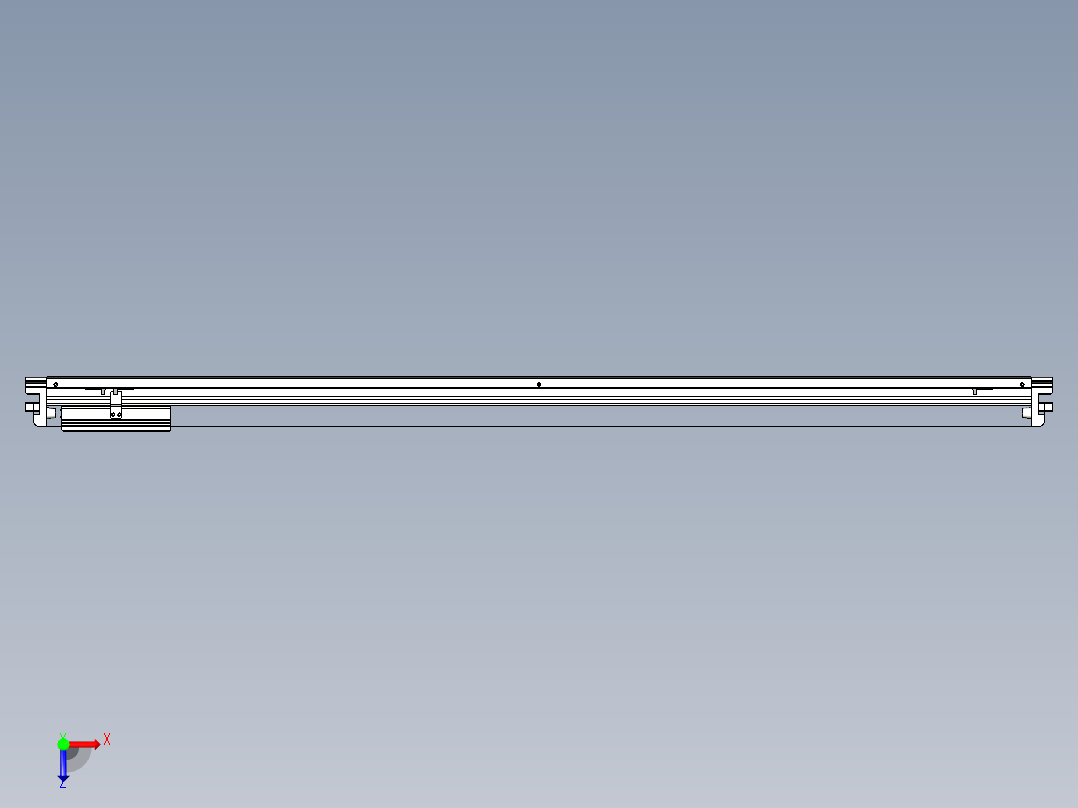 威洛博VL系列3d模型模组VL17E2Y-S1400俯视图