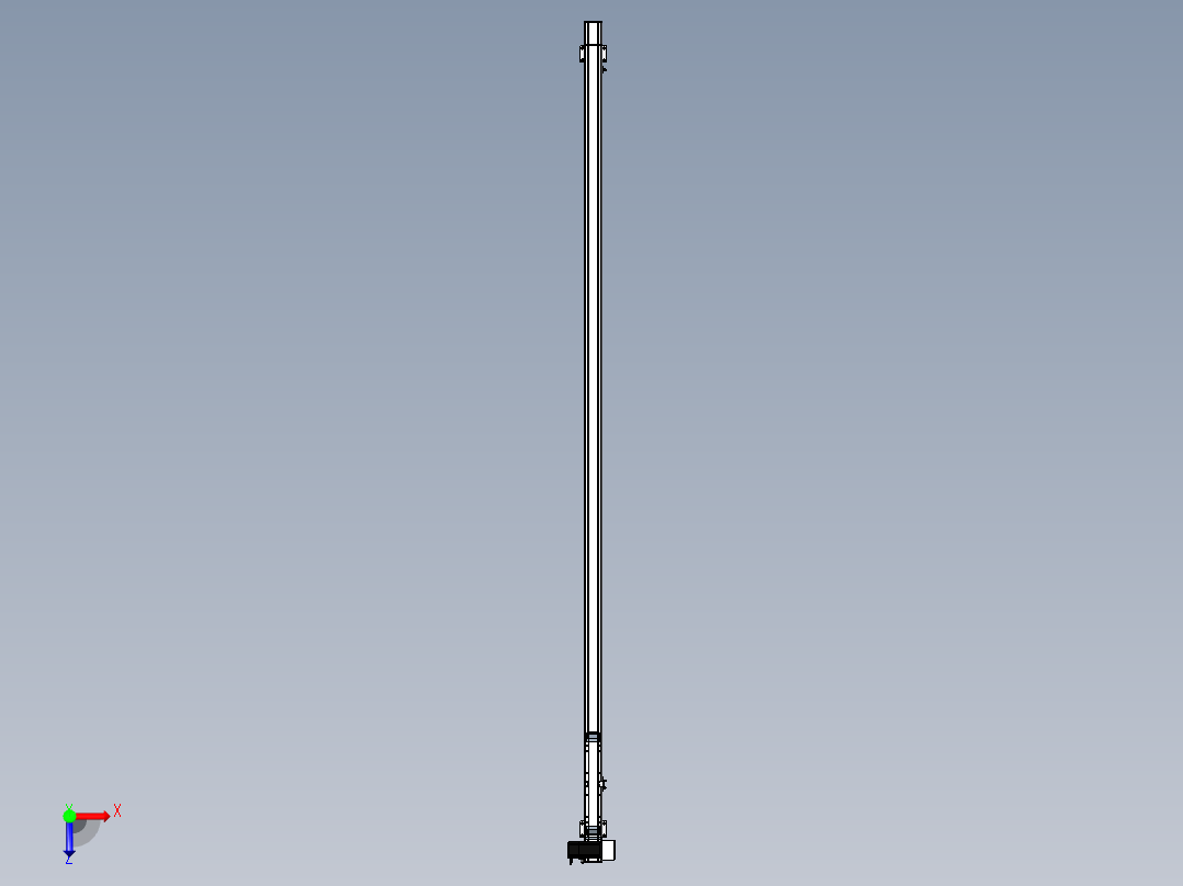 Toyo东佑达直线模组-M65-M-2500-RU-M40-C4俯视图