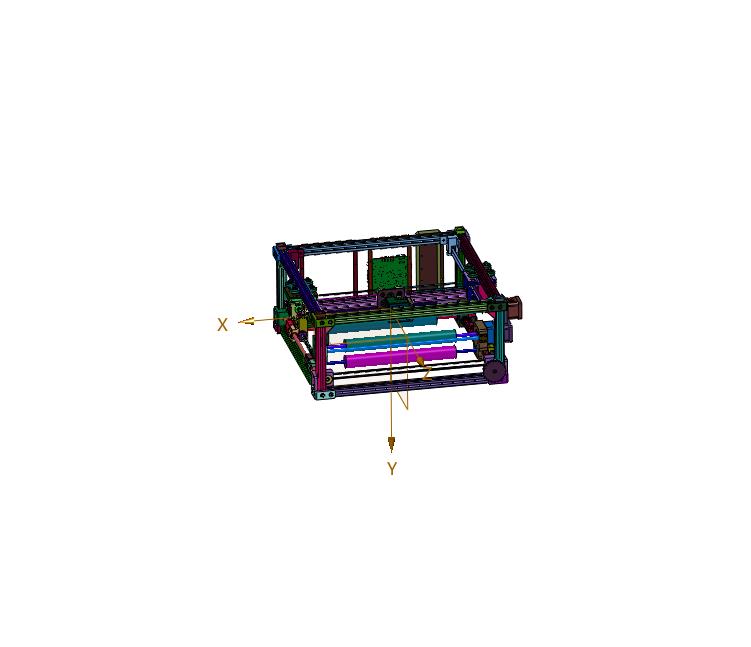无支撑不限尺寸流水线式传送带3d打印机