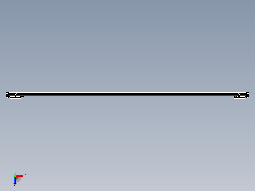 威洛博VL系列直线电机模组-2VL22H2-S3050俯视图