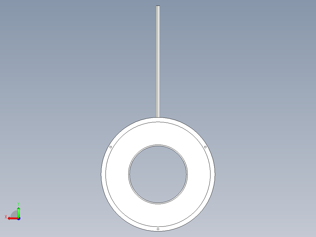 基恩士CA-DRB10F_kc图纸模型后视图