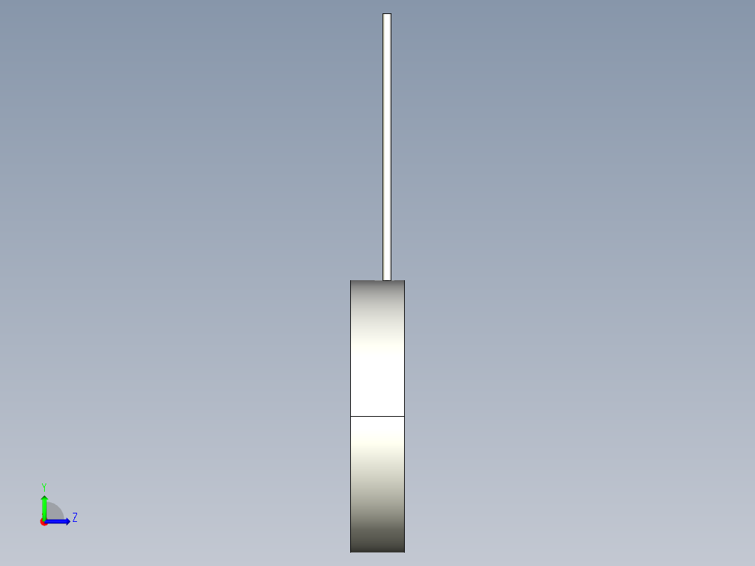 基恩士CA-DRB10F_kc图纸模型左视图