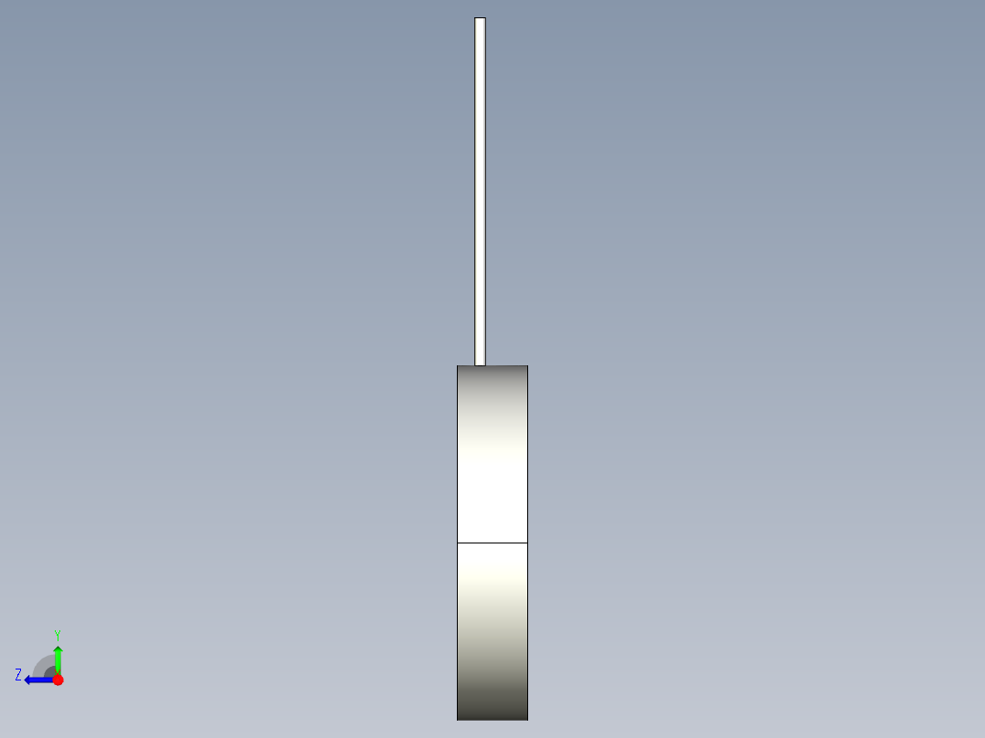 基恩士CA-DRB10F_kc图纸模型右视图