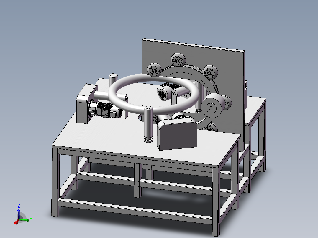 电缆打包机三维图790505==150