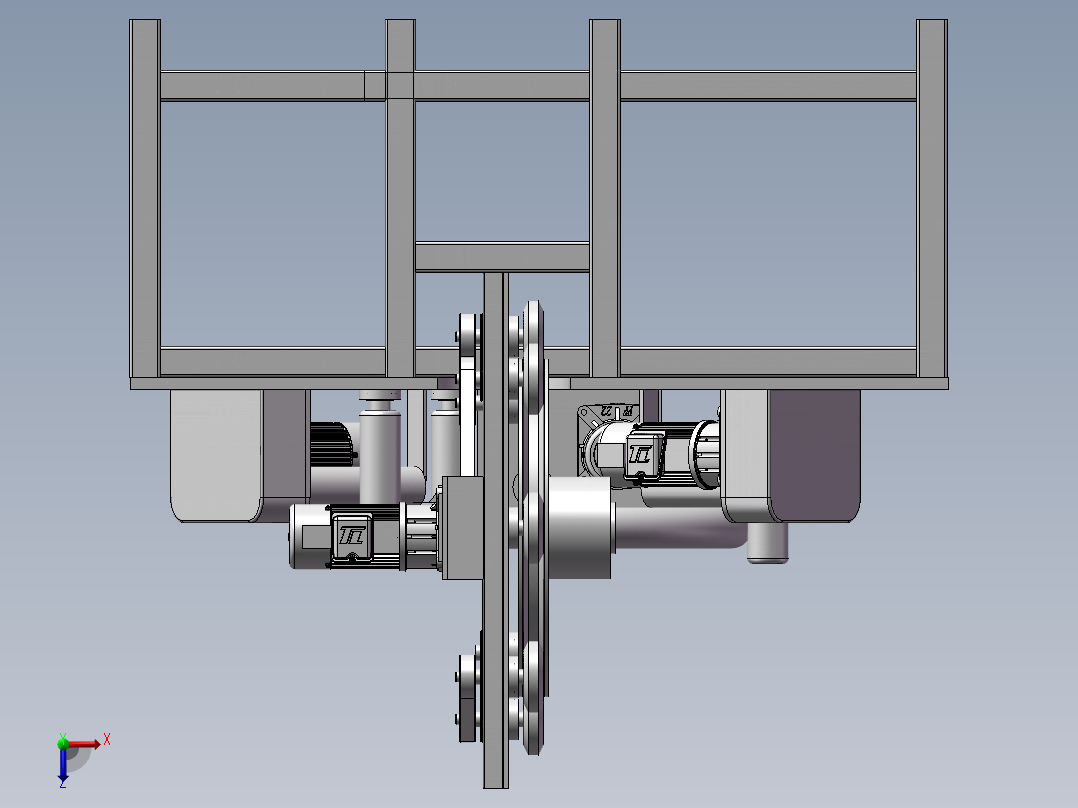 电缆打包机三维图790505==150俯视图