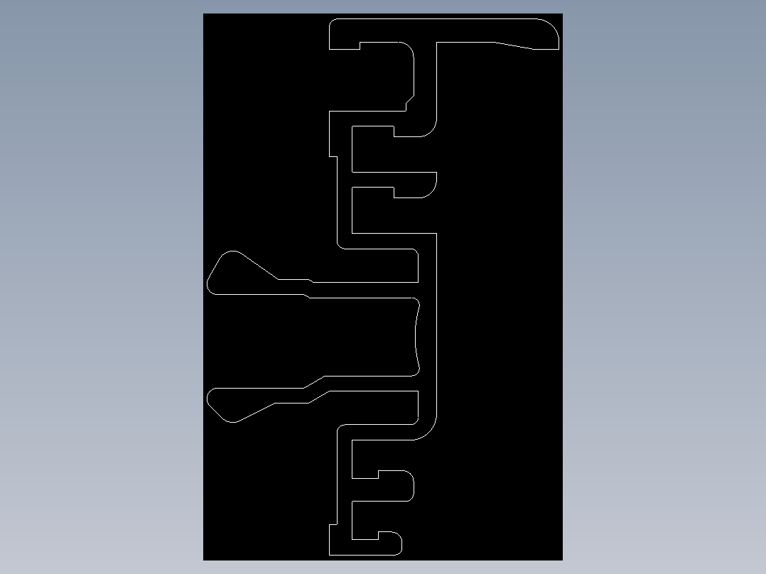 型材-BR PROTECTIVE PANE PROFILE PART E KJN524027.DXF