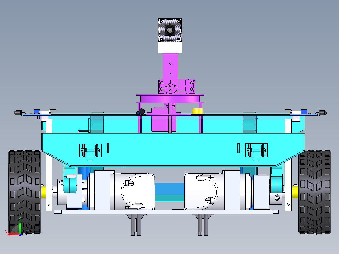 sw横梁小车后视图