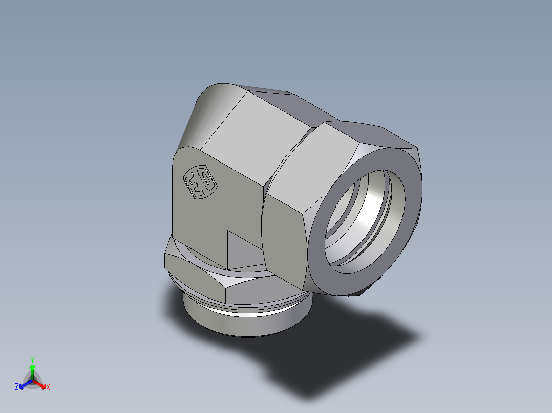 卡套式工业通用硬管接头EO_Adjustable_Locknut_elbow_WEE42ZLRCF