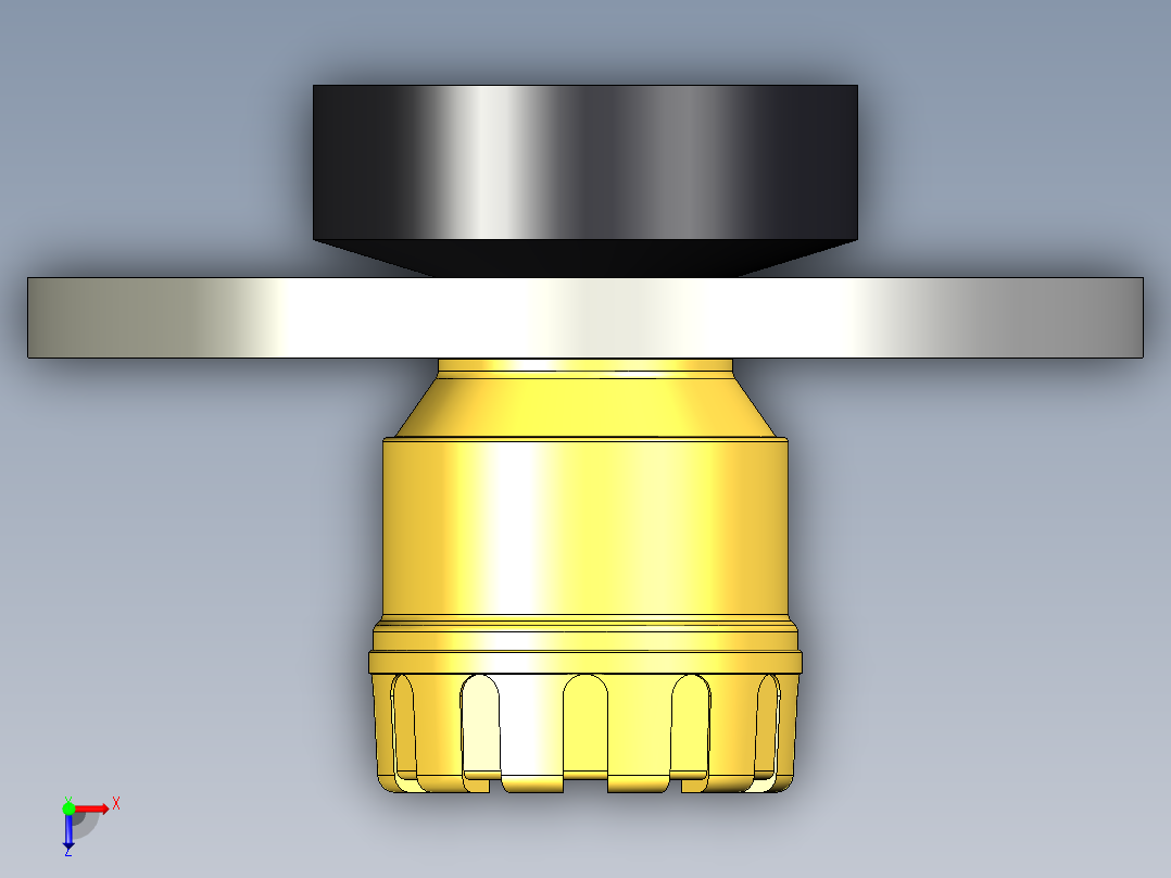超声波设备-TRANSMITTER-RANGE-15m-49.2ft-PP-BODY-4-20-mA-2-WIRE-RELAY-HART-ANSI-FLANGE-5in俯视图
