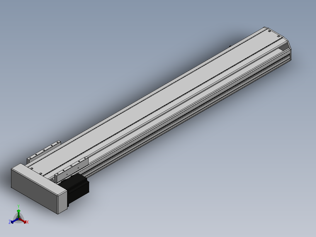 精密模组MY140-T10-850L-BL-P40B-C4-C正等轴测图
