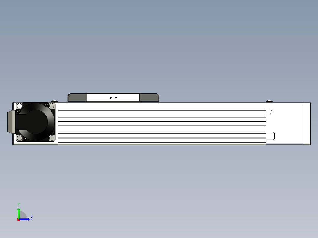 同步带滑台-欧规BC6-L120-S150-L-P40-D3左视图