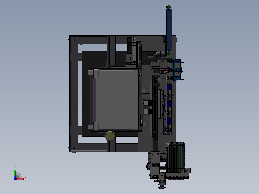 全自动电子检测机前视图