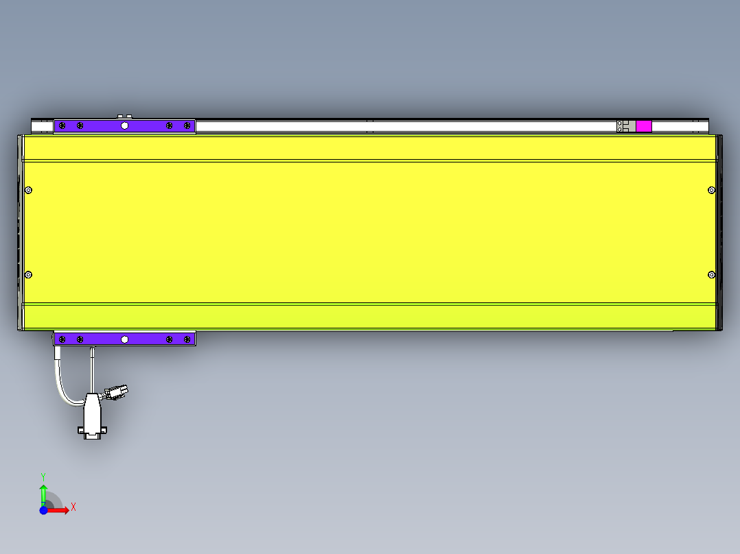 威洛博VL系列直线电机模组-VL22H2-S550前视图