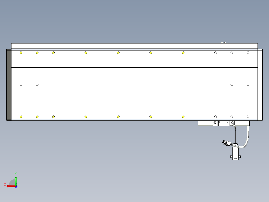 威洛博VL系列直线电机模组-VL22H2-S550后视图