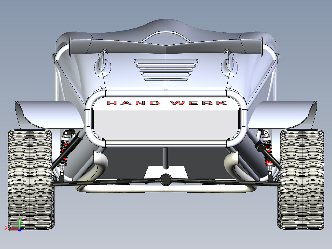 Buggy KS 2012双座越野赛车后视图