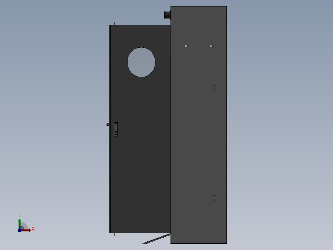 600气瓶柜==129724==40前视图