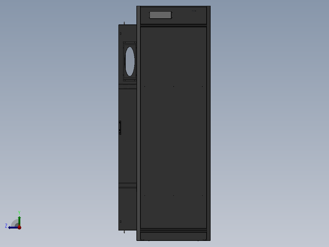 600气瓶柜==129724==40右视图