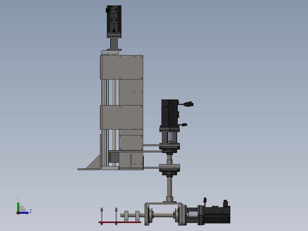 冲压模具设计左视图