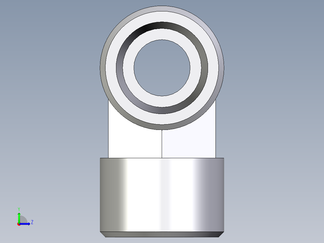 卡套式工业通用硬管接头EO_Union_tee_T14SCFX左视图