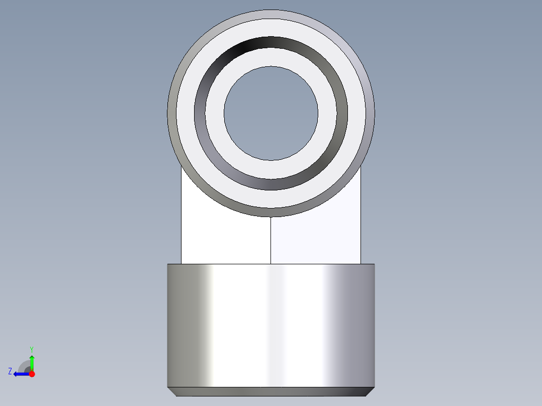 卡套式工业通用硬管接头EO_Union_tee_T14SCFX右视图