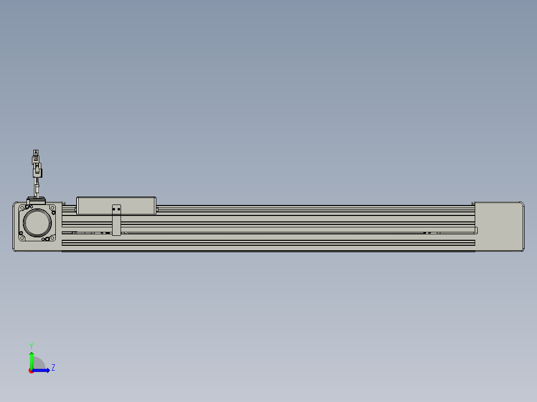 威洛博直线电机模组EB6-L140-S500-L-P40-MS3左视图