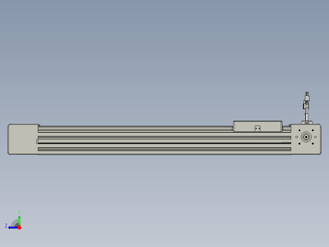 威洛博直线电机模组EB6-L140-S500-L-P40-MS3右视图