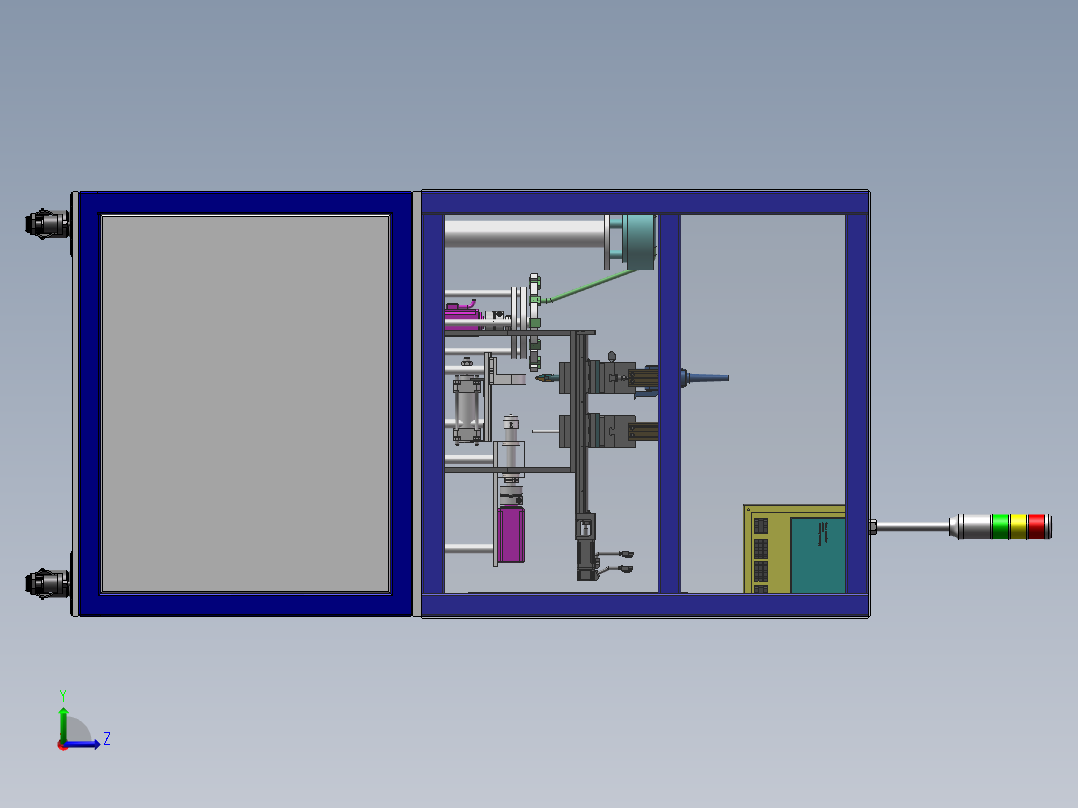全自动螺丝机左视图