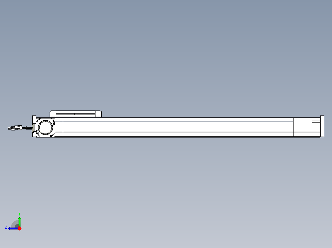 威洛博LB.GB同步带传动--欧规系列LB6A-L130-S650-BL右视图