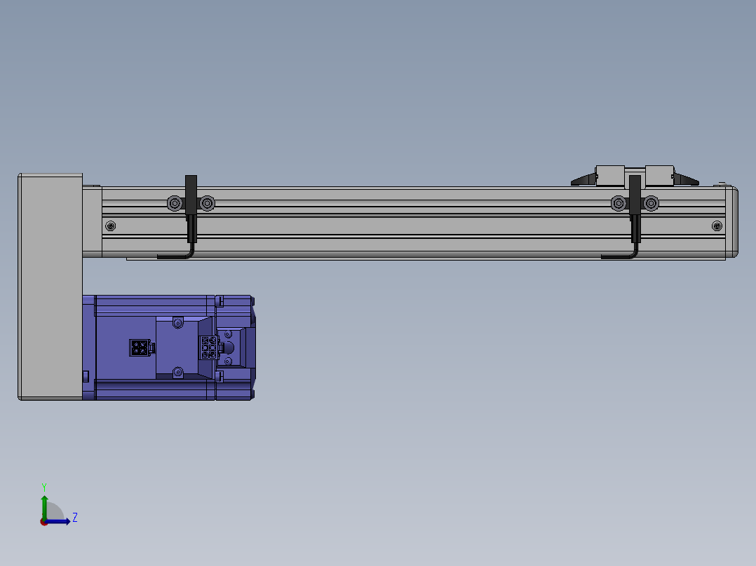 精密模组MY50-T10-250L-BM-P20B-C4-C左视图
