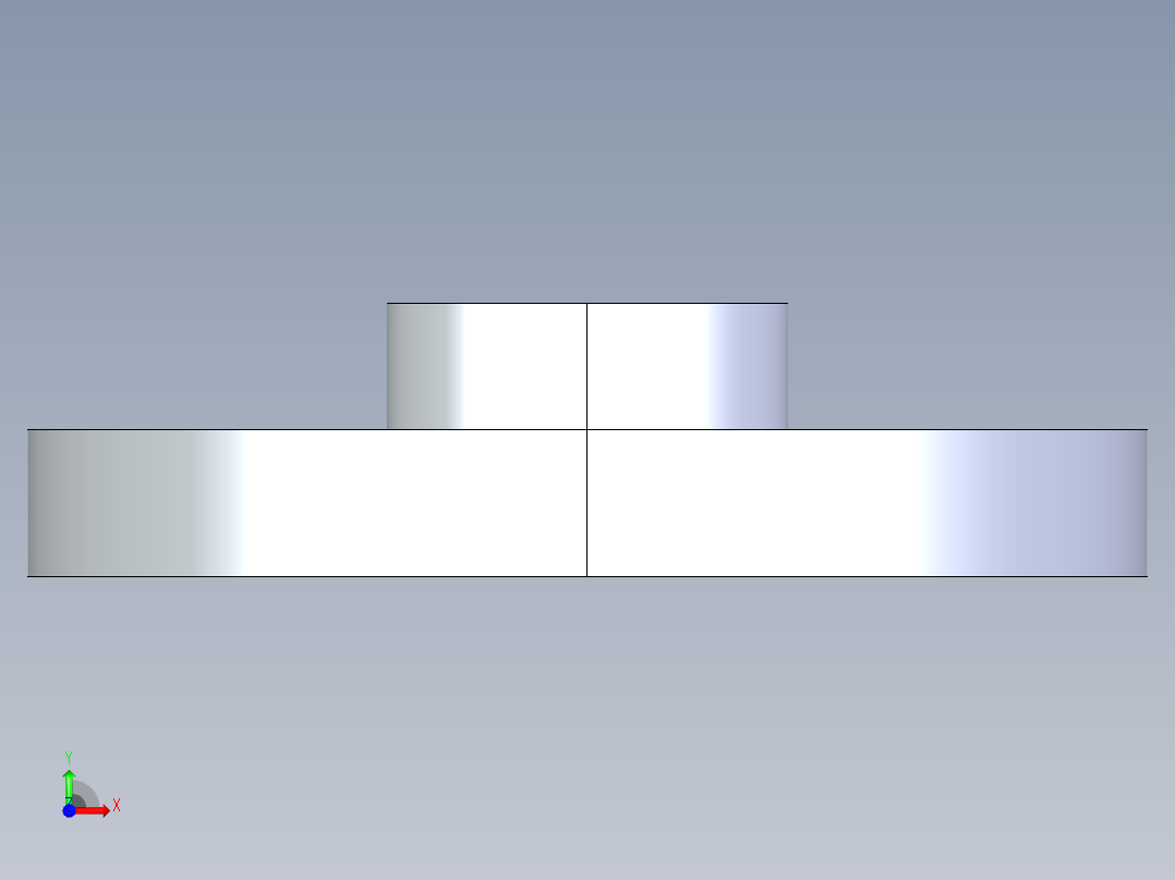 聚氯乙烯配件24-Sch80_Flange One-Piece_FPT_852-007_0.75in前视图