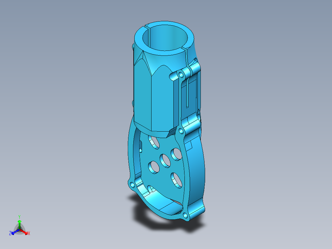 Holybro x500 无人机正等轴测图