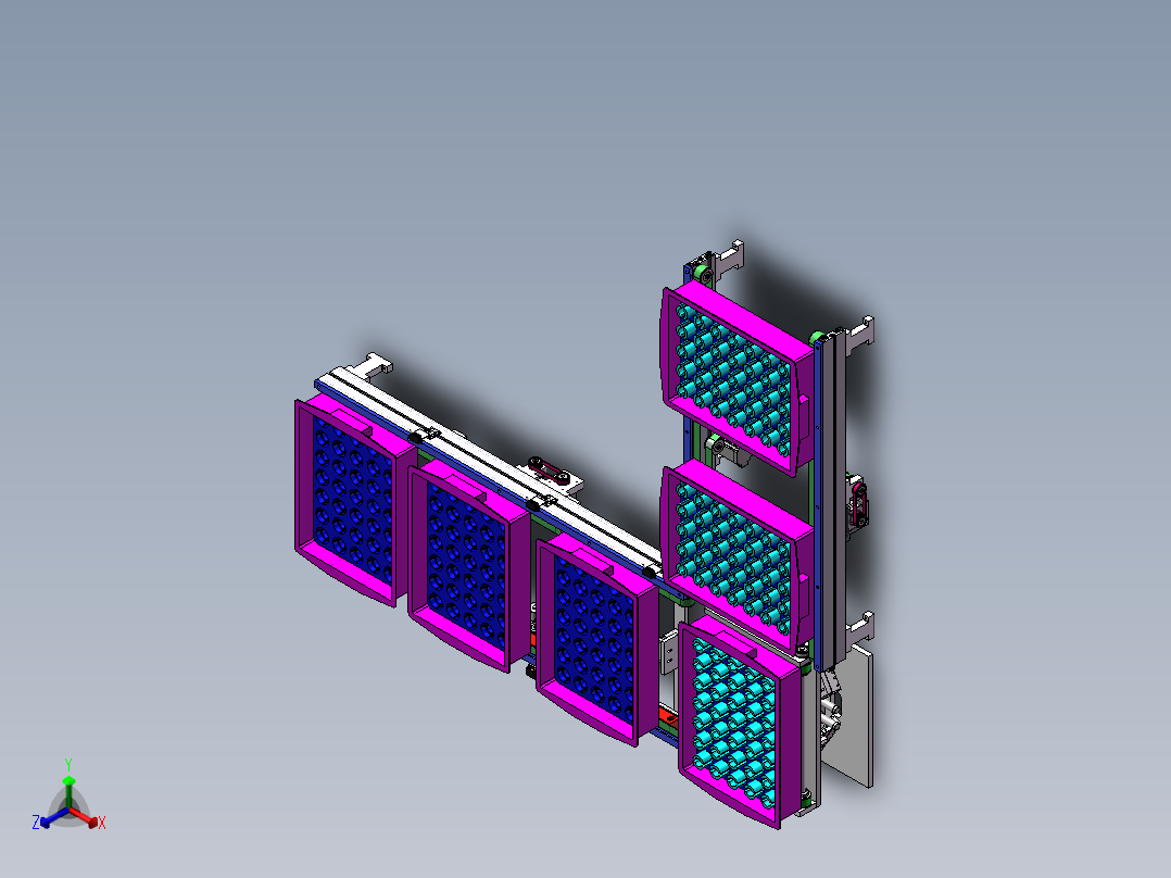 90°流道传动结构sw20可编辑正等轴测图