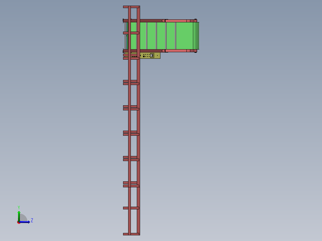 电子铆焊生产线设备sw17左视图