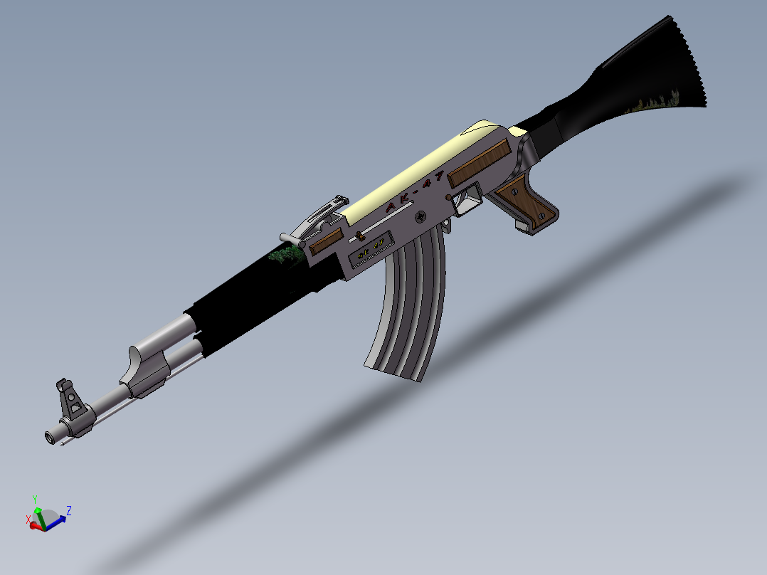 <span style='color: red'>AK-47</span><span style='color: red'>模型</span>