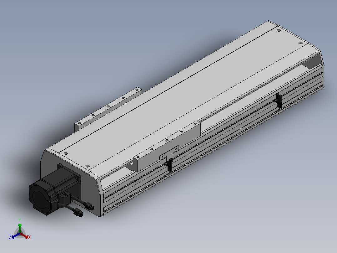 精密模组MY220-T10-400L-BC-P75B-C4-C正等轴测图