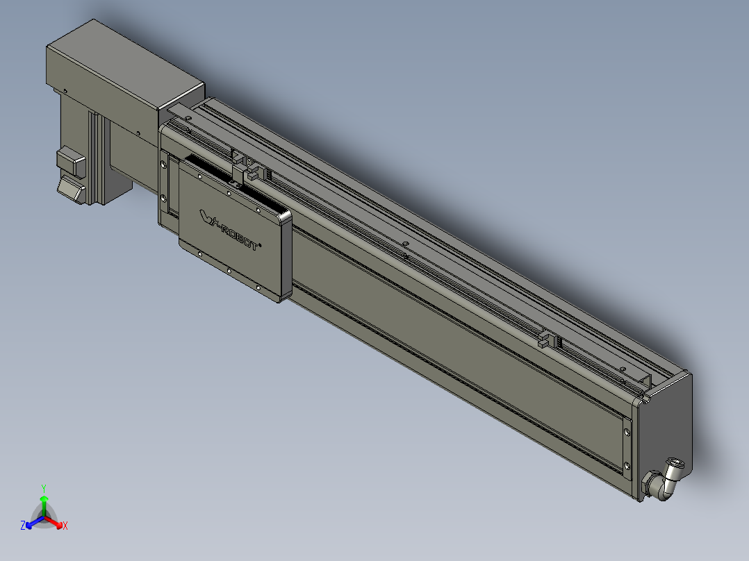 威洛博VBC12-S400-BR-P40正等轴测图