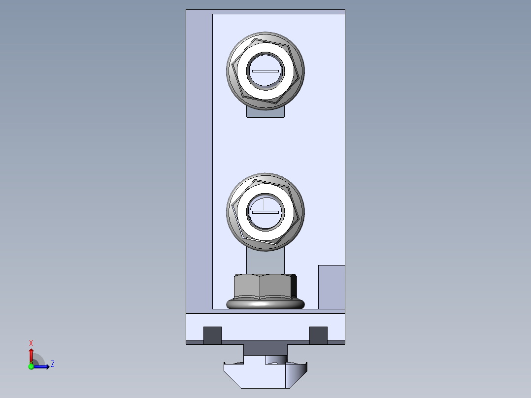 铝型材及其附件3.21.40.4080.STC前视图