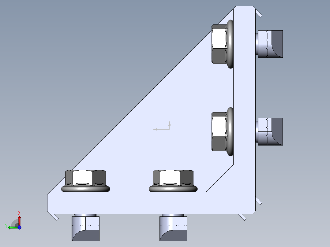 铝型材及其附件3.21.40.4080.STC右视图