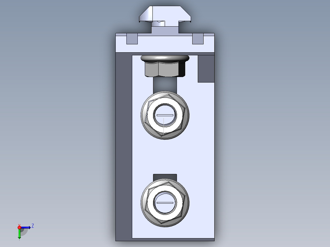 铝型材及其附件3.21.40.4080.STC俯视图