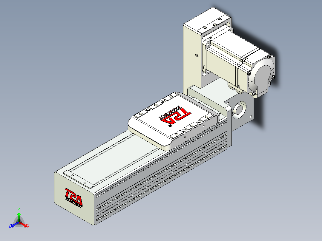 同步带全封闭直线模组TPA-HCB-85D-90-L100-RU-Y-P20-N3