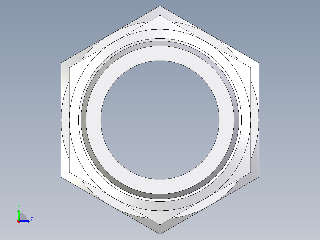 卡套式工业通用硬管接头EO_Male_Stud_connector_GE42LM71左视图