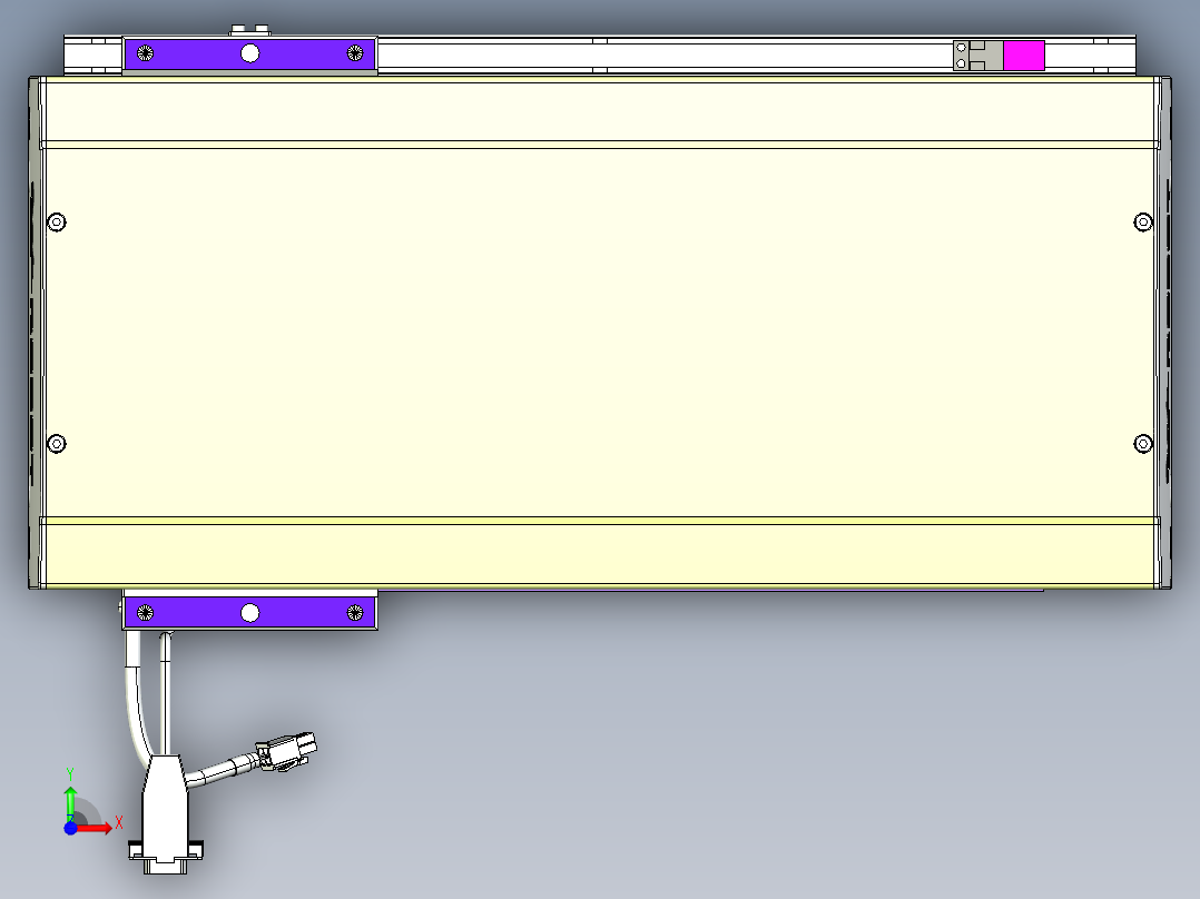 威洛博VL系列3d模型模组VL22H1Y-S300前视图
