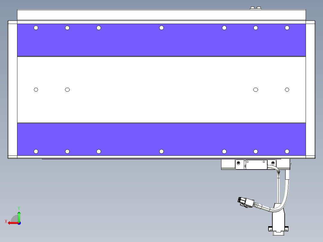 威洛博VL系列3d模型模组VL22H1Y-S300后视图