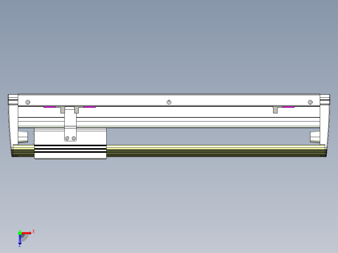 威洛博VL系列3d模型模组VL22H1Y-S300俯视图